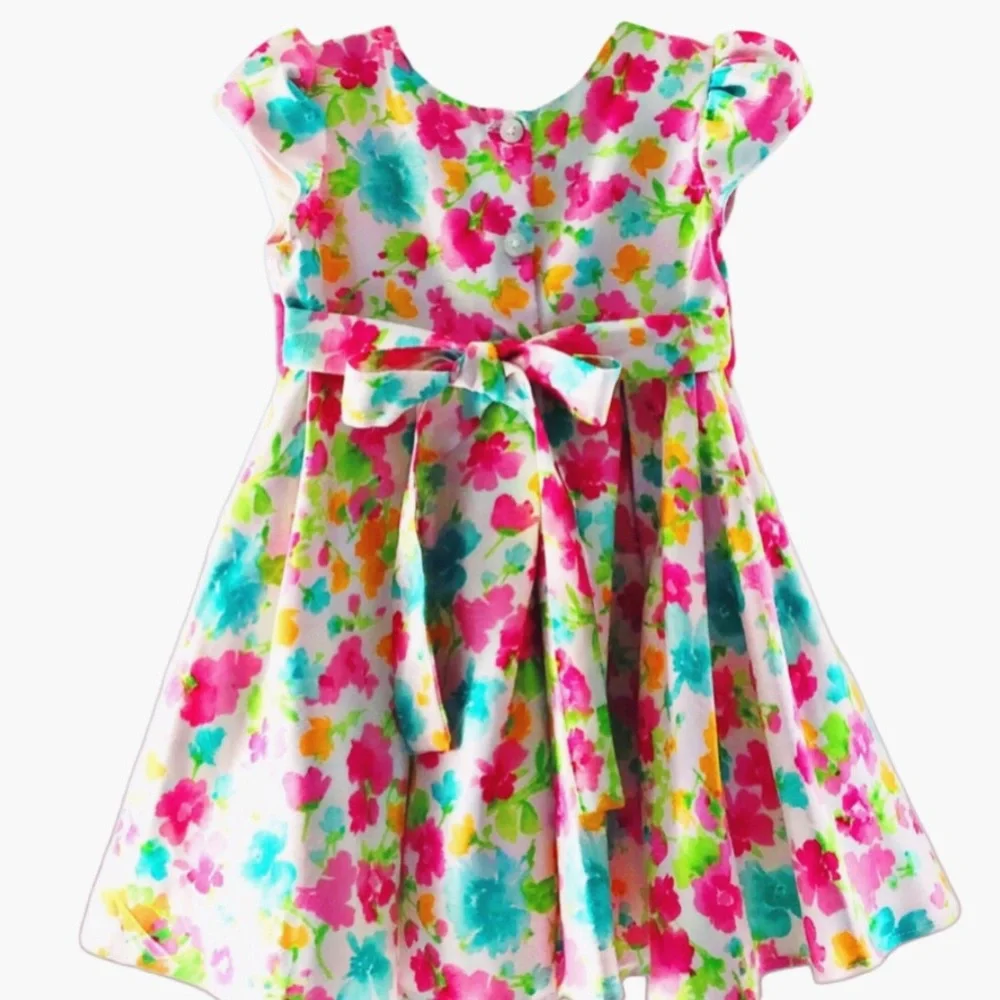 Jona Michelle Toddler Spring Floral Dress Size 24 Month/2T